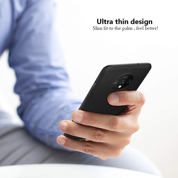 OnePlus 7T Kılıf CaseUp Matte Surface Kırmızı 4